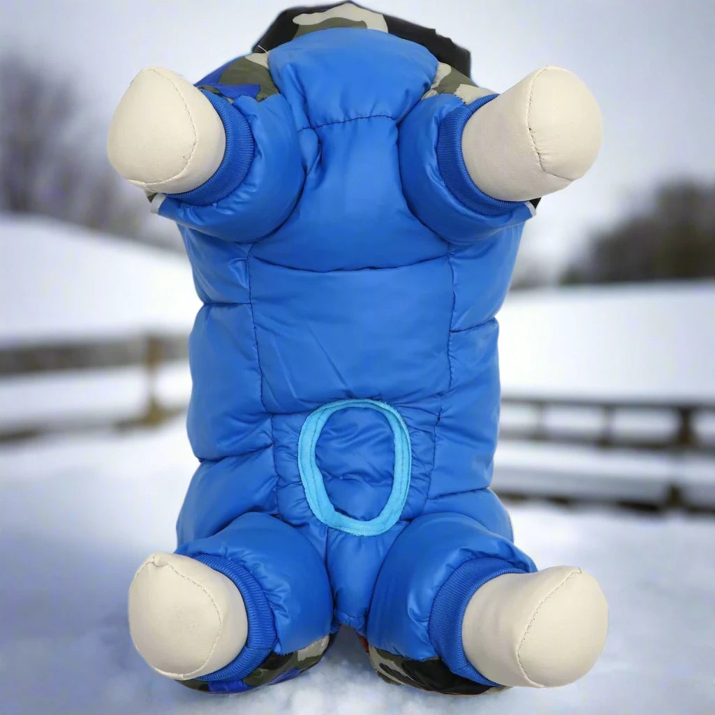 Doudoune pour Chien - WinterDogWarmJacket™ - Bleu Marine