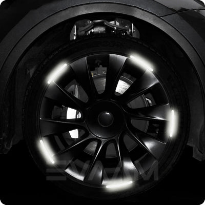 AUTOCOLLANT VOITURE - GlowWheel™ - Blanc
