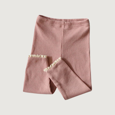 Pantalon dentelle - LaceBloom™ - Rose