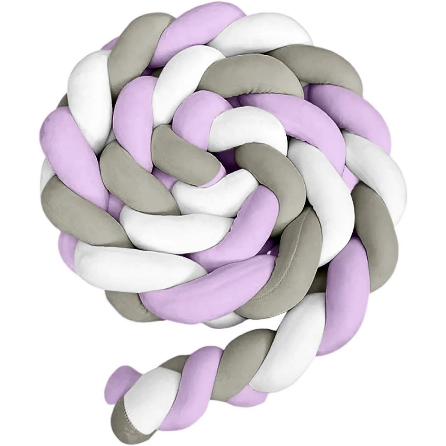 Tresse de Lit - WrapNest™ - Blanc Gris Mauve