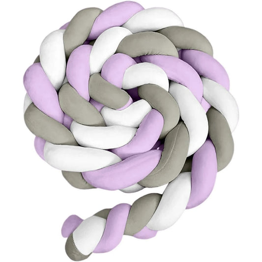 Tresse de Lit - WrapNest™ - Blanc Gris Mauve