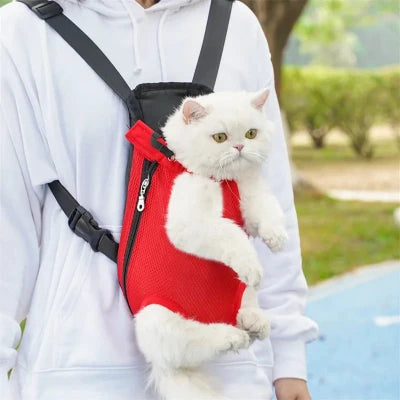Sac de Transport Chat - PetExplorer™ - Rouge