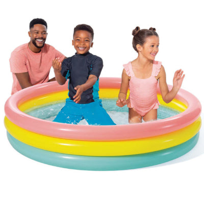Piscine Gonflable - FunPloof™ - Arc-En-Ciel