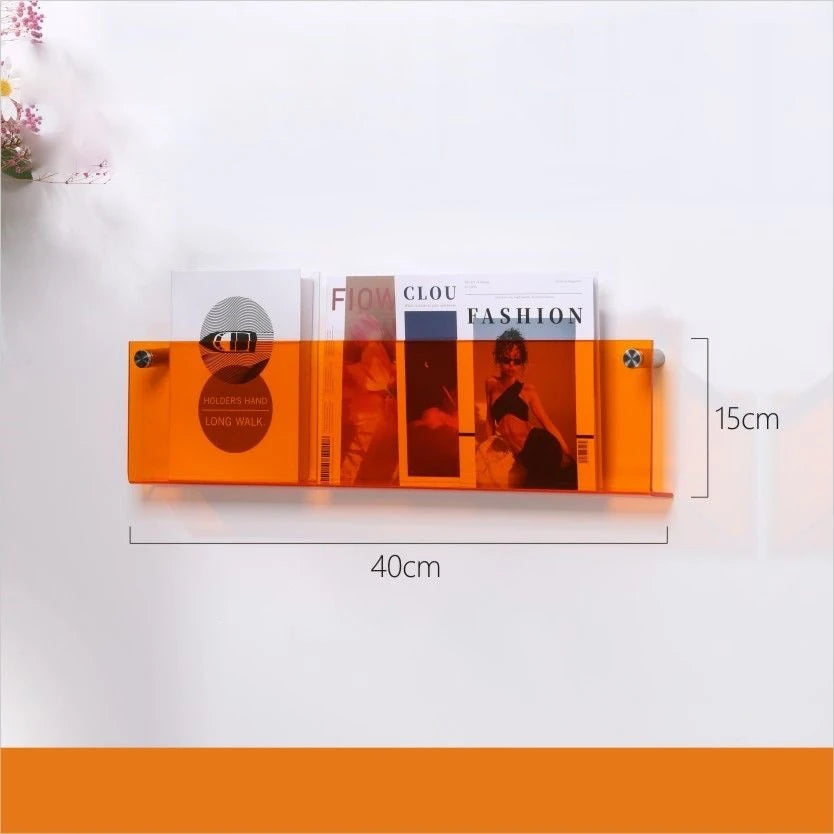 Porte revue mural - ModernStorageRack™ - Orange