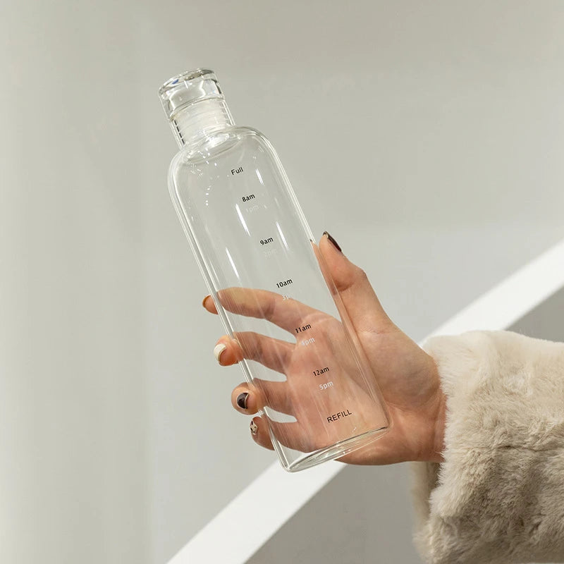 Gourde de sport - HikingWaterBottle™ - Blanc Transparent