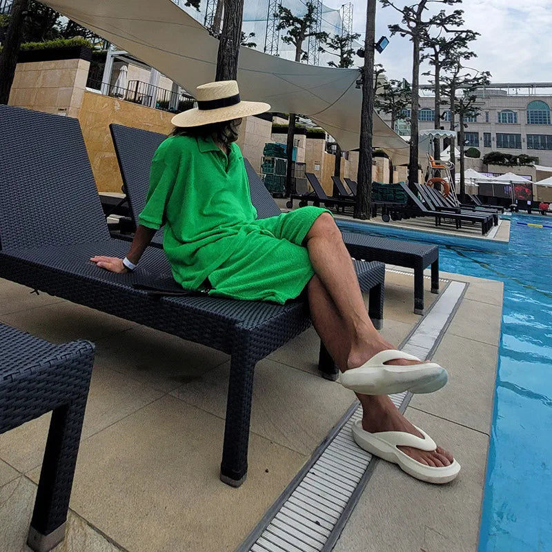 Ensemble Été Homme - CoolTowelSet™ - Vert