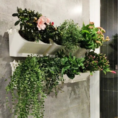 Pot de Fleurs - VerticalGardenFlowerPot™ - Blanc