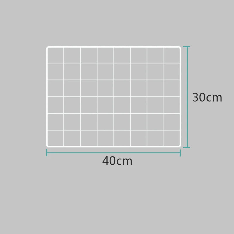 Rangement Mural - ClutterGrid™ - Grille Blanche