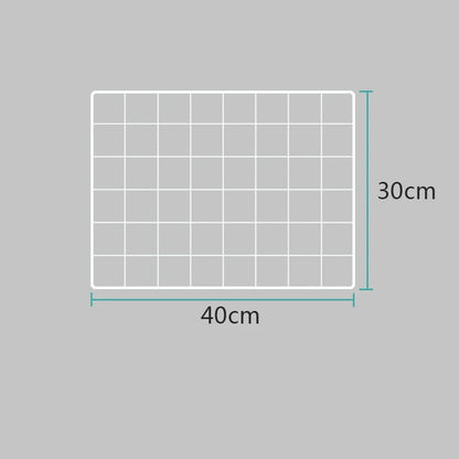 Rangement Mural - ClutterGrid™ - Grille Blanche