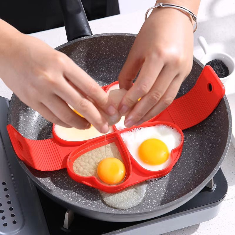 Moule pour Pancakes - FlipShape™ - Cœur x4