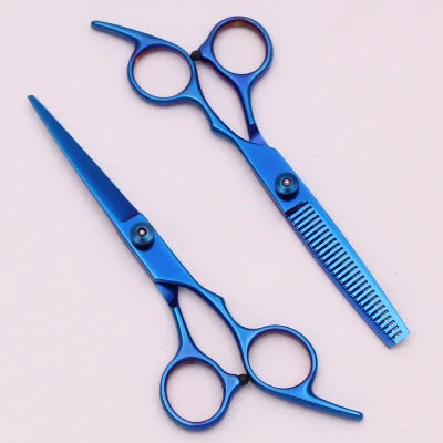 Ciseaux cheveux - HairScissorsPro™ - Bleu