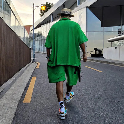 Ensemble Été Homme - CoolTowelSet™ - Vert