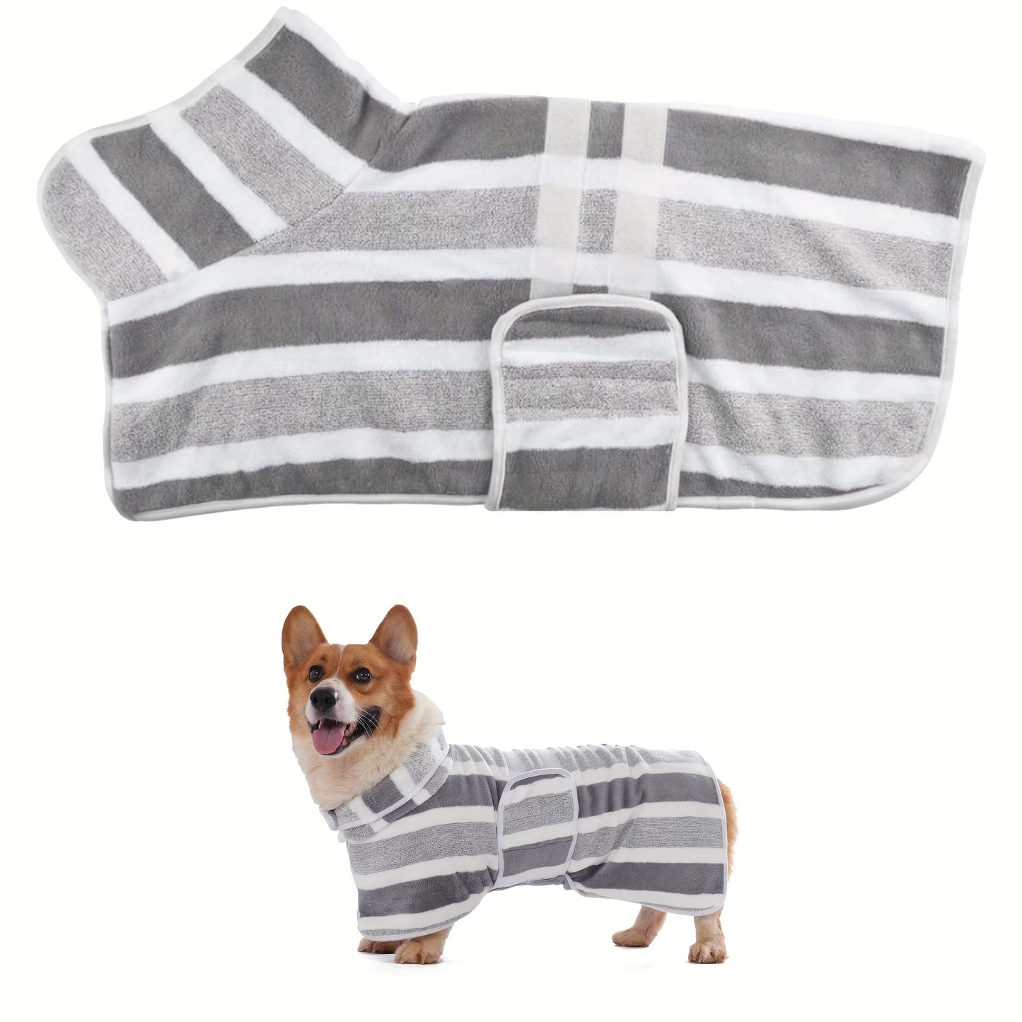Peignoir Chien - Quick-DryDogBathrobe™