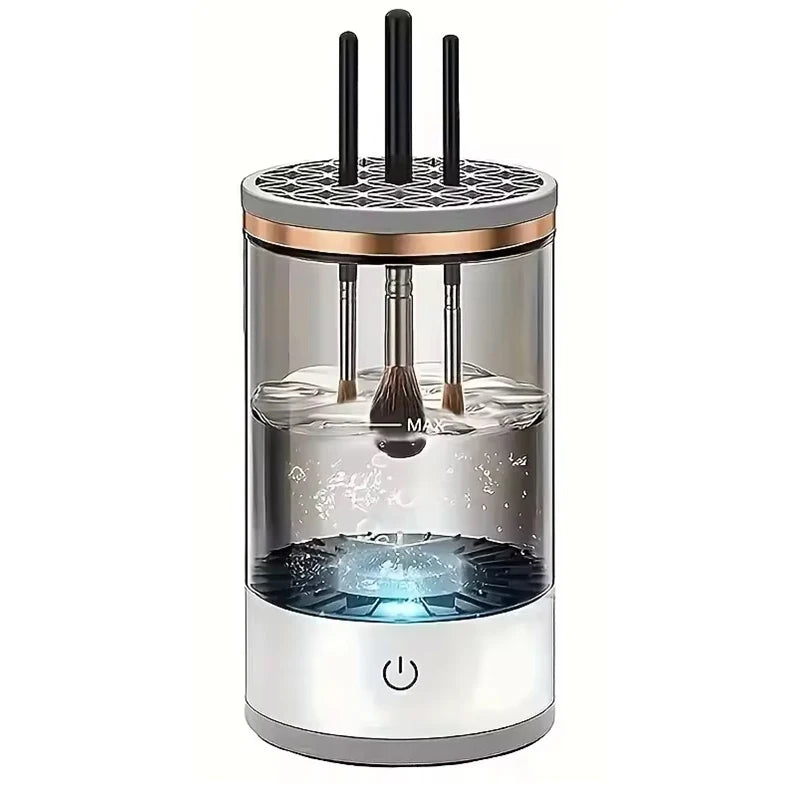Nettoyeur Pinceau Maquillage - ElectricBrushCleaner™ - Noir