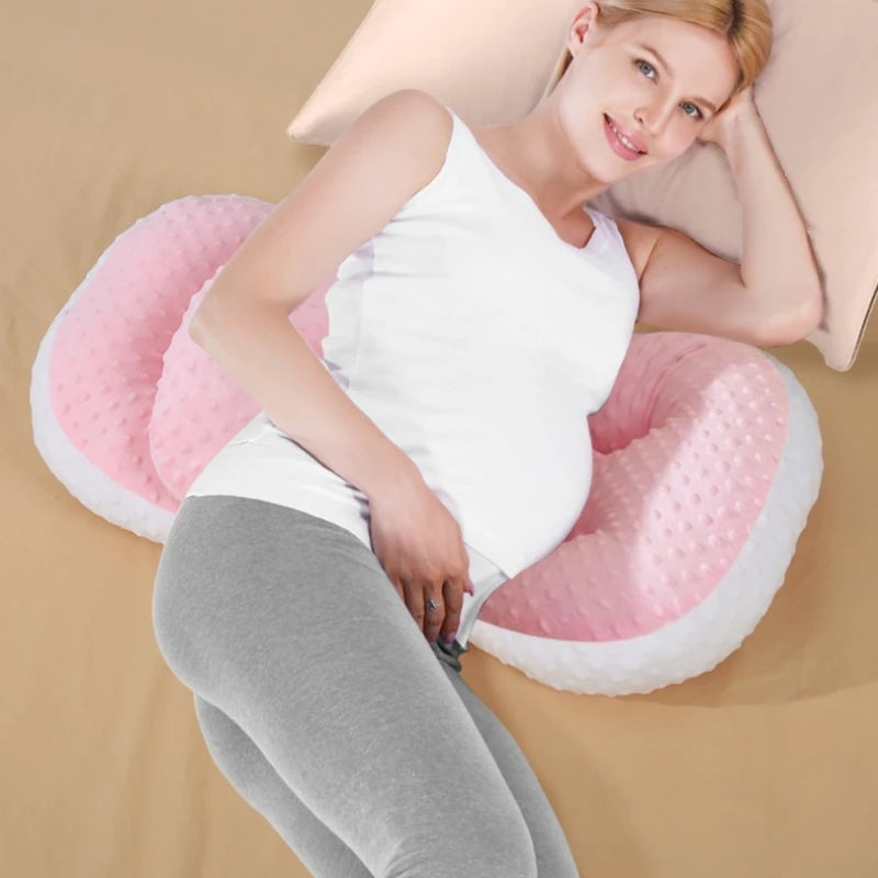 Coussin de Grossesse - BellyRest™ - Rose
