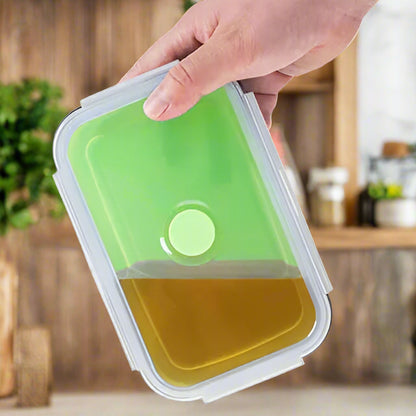 Boite de Conservation Alimentaire - CollapsibleSiliconeContainer™ - Vert