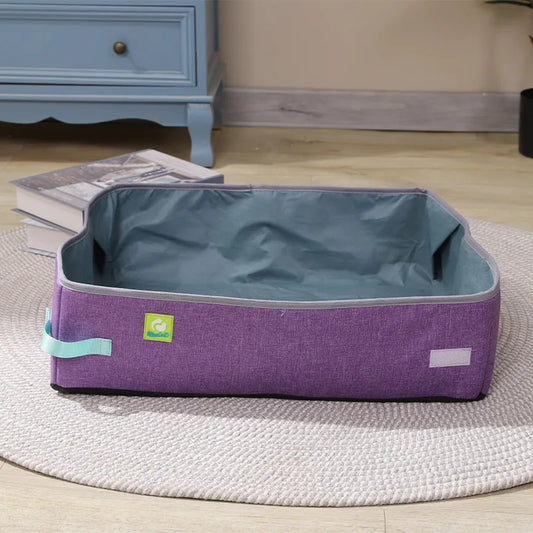 Bac à Litière Chat - NomadLiti™ - Violet
