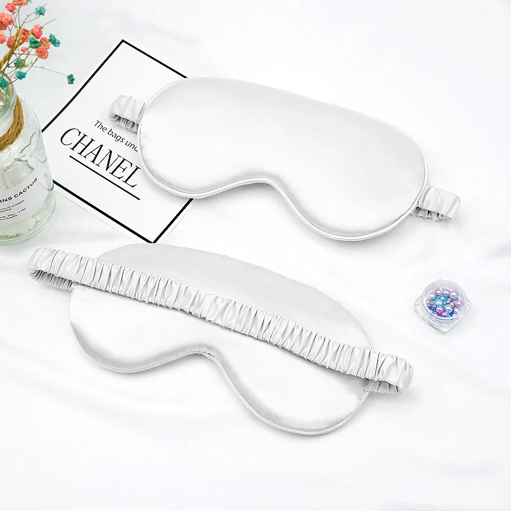 Masque de Sommeil - SilkDreamer™ - Blanc