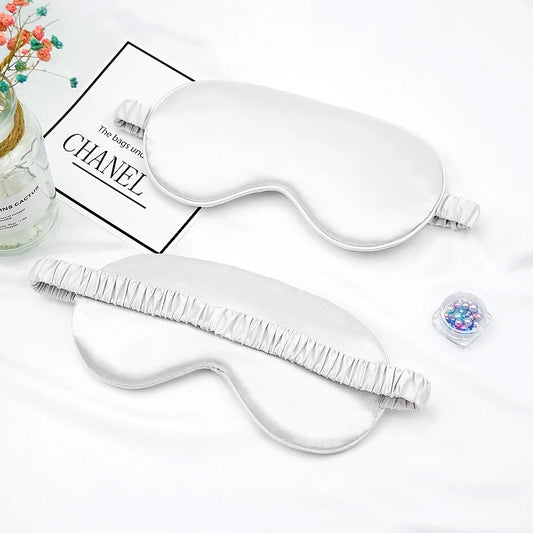 Masque de Sommeil - SilkDreamer™ - Blanc