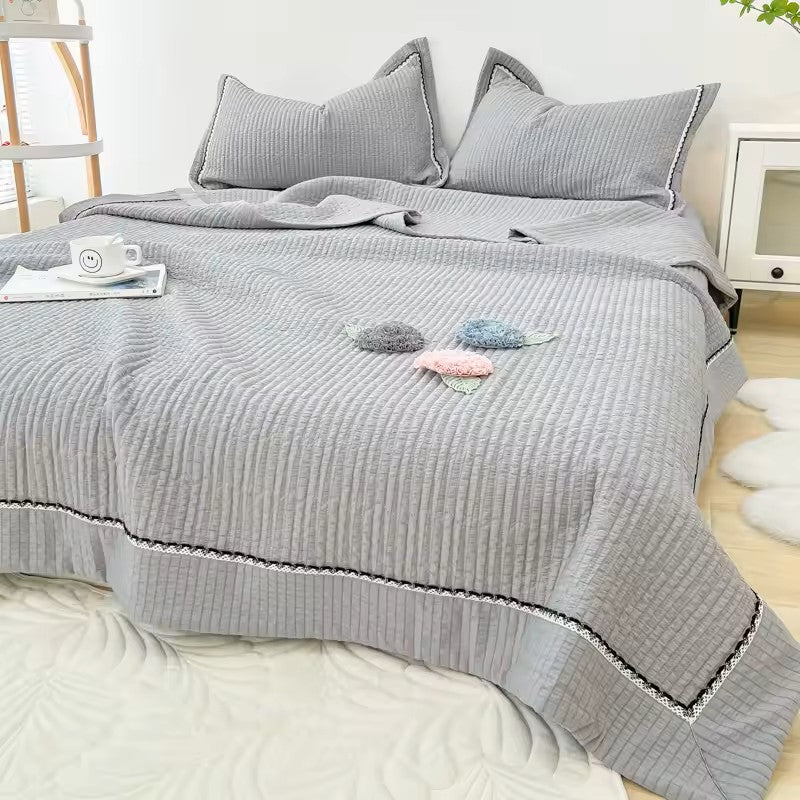 Couette Été - CottonSummerQuilt™ - Gris