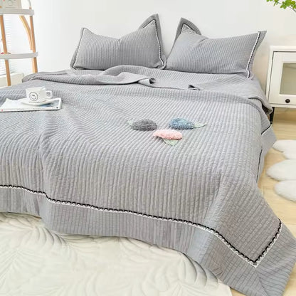 Couette Été - CottonSummerQuilt™ - Gris