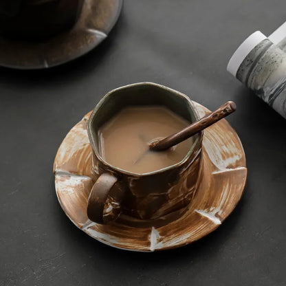 Tasse à Café en Grès - OrigamiStone™