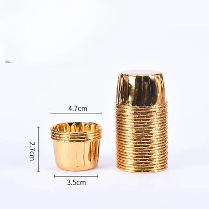 Caissette pour Muffins - CupcakeWrappers™ - Dorée