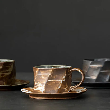 Tasse à Café en Grès - OrigamiStone™