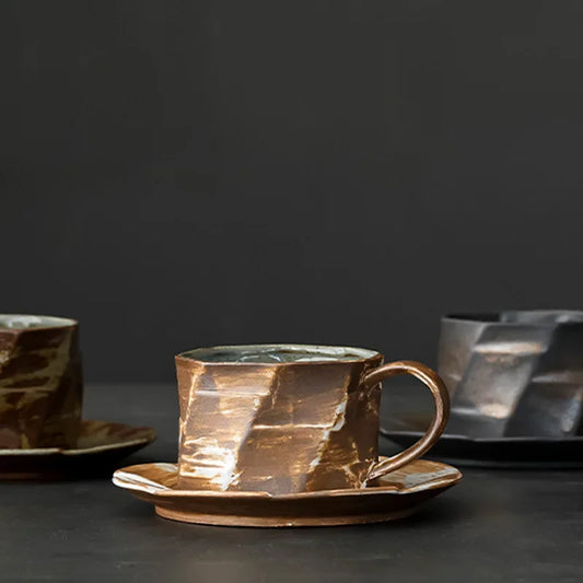 Tasse à Café en Grès - OrigamiStone™