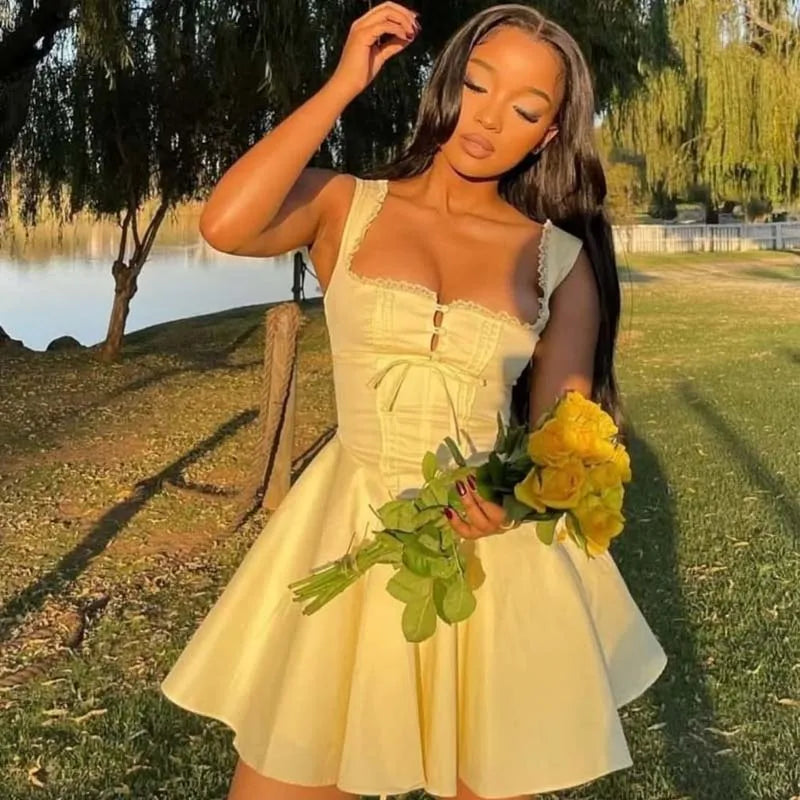 Robe Courte Femme - LaceWave™