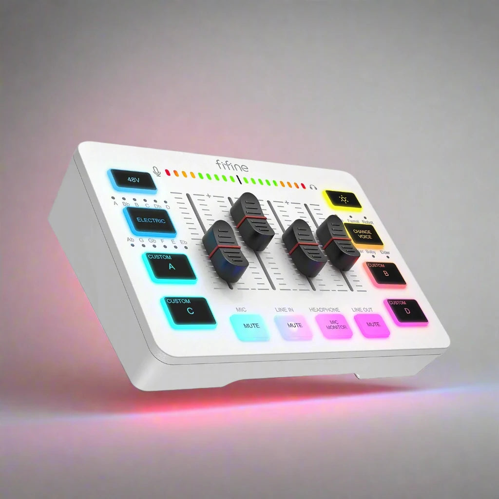 Carte Son - SoundMixerForStreaming™ - Blanc
