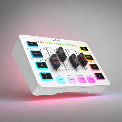 Carte Son - SoundMixerForStreaming™ - Blanc