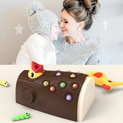 MontessoriBird™ - Jouet oiseau tronc Montessori