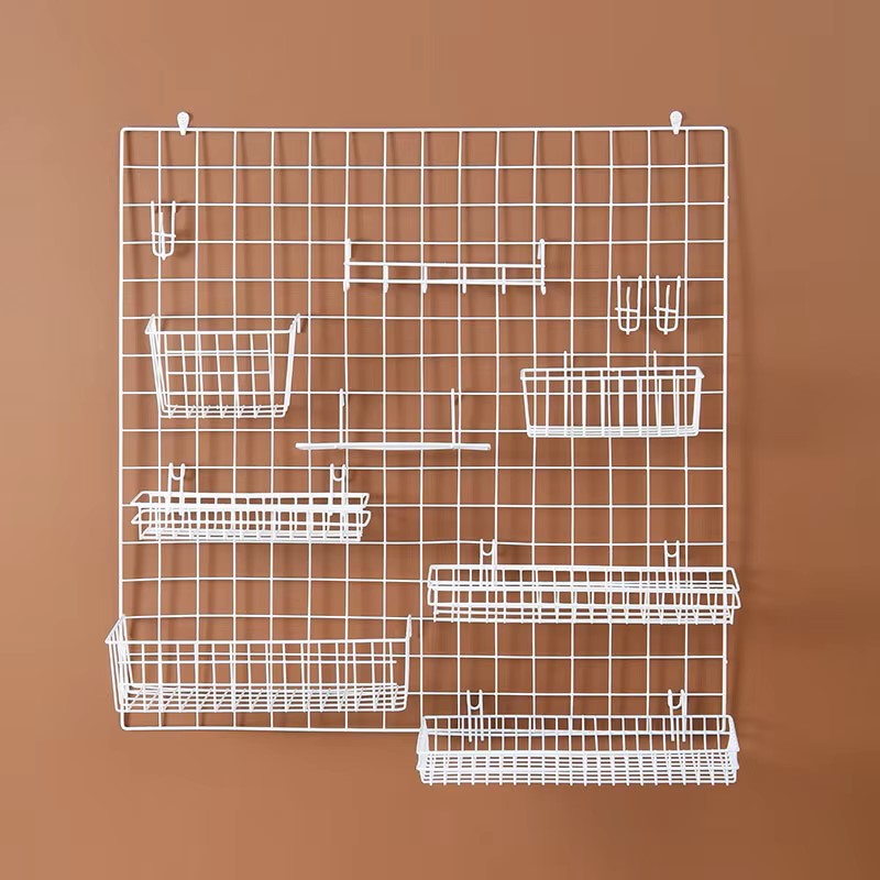 Rangement Mural - ClutterGrid™ - Grille Blanche
