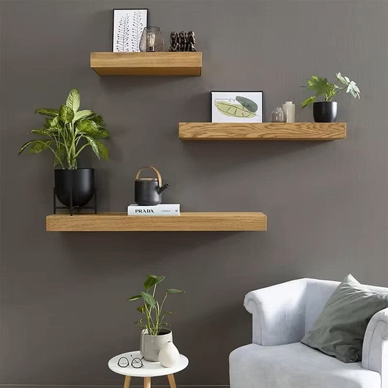 Étagère Murale - MagicShelf™ - Bois Naturel