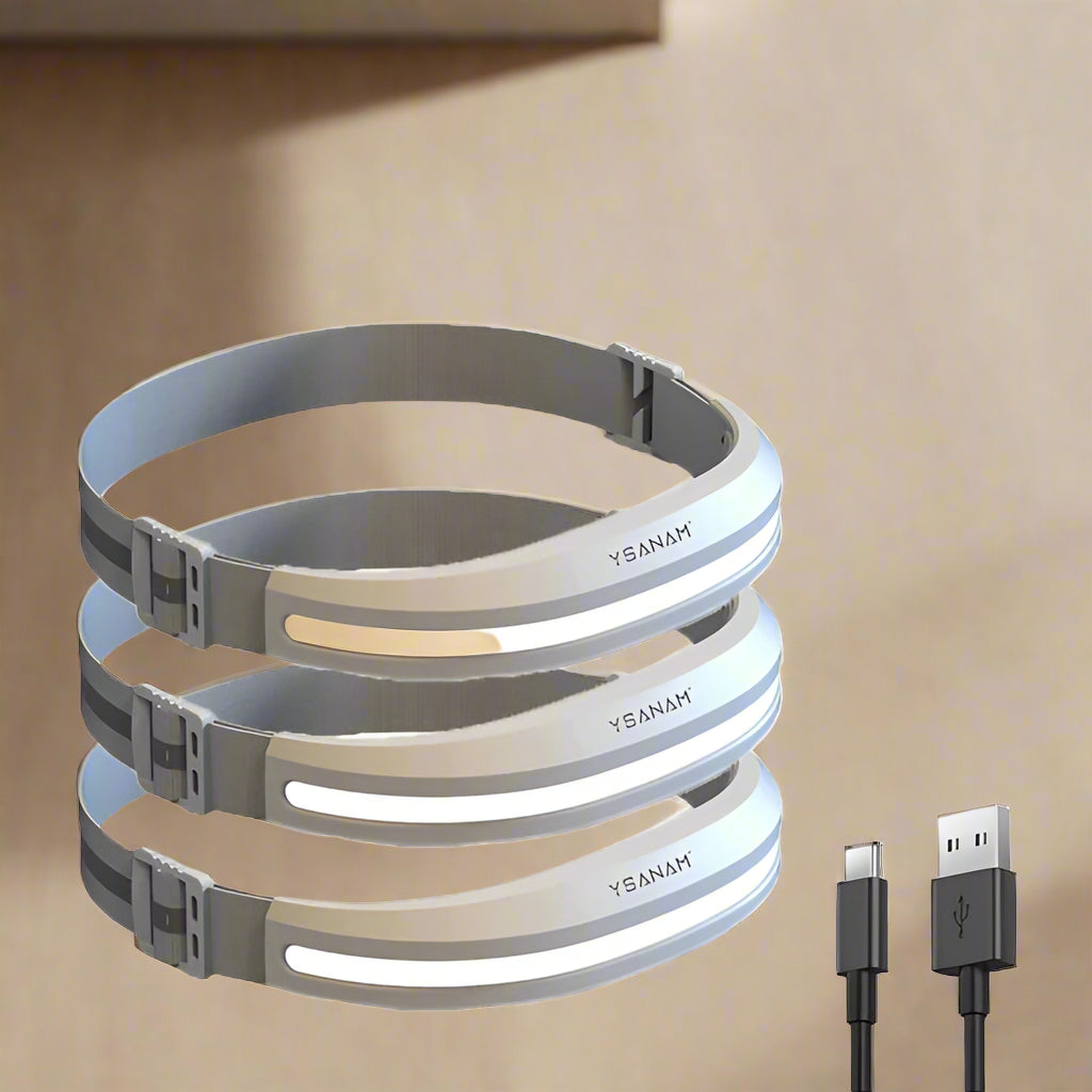 Lampe Frontale - PortableHeadlamp™ - Argent