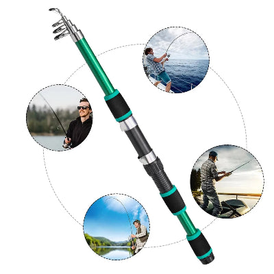 Canne a Pêche - CarboFishPro™ - Vert