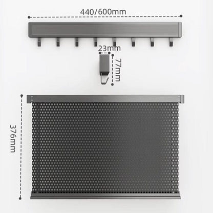 Étagère de Rangement - BathroomStorageShelf™ - Noir