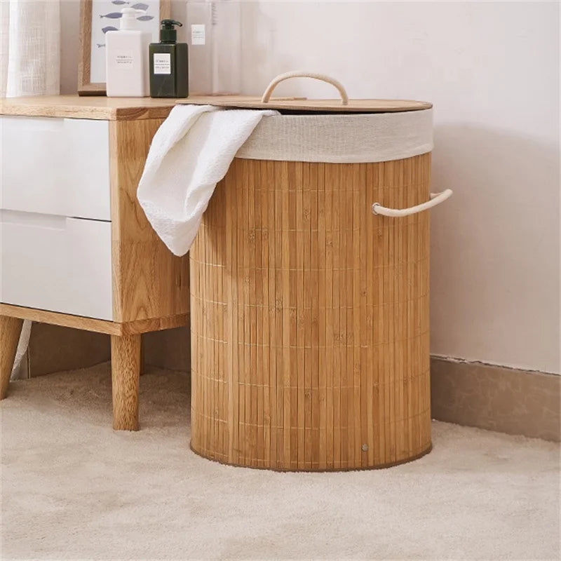 Panier de rangement - BambooLaundryBasket™ - Naturel