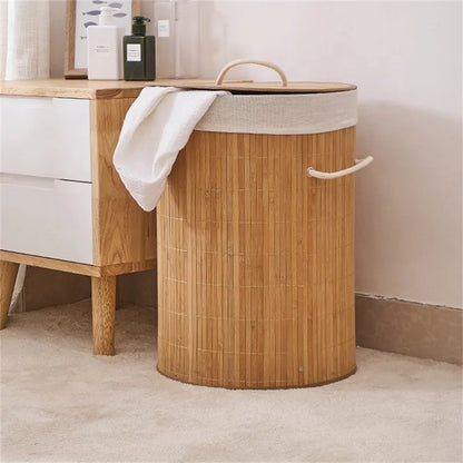 Panier de rangement - BambooLaundryBasket™ - Naturel