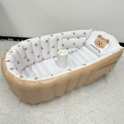 Baignoire Gonflable - BabySwimmingBathtub™ - Khaki Ours