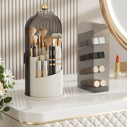 Organisateur Maquillage - MakeupBrushHolder™ - Noir Transparent