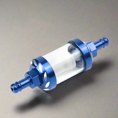 Filtre à carburant - MotorcycleFuelFilter™ - Noyau en plastique Bleu