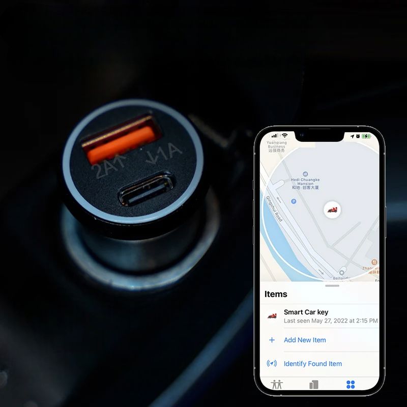 Traceur GPS Voiture - WirelessGPSTracker™ - Noir