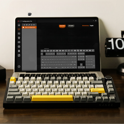 Clavier Mécanique - WirelessMechanicalKeyboard™ - Gris Foncé