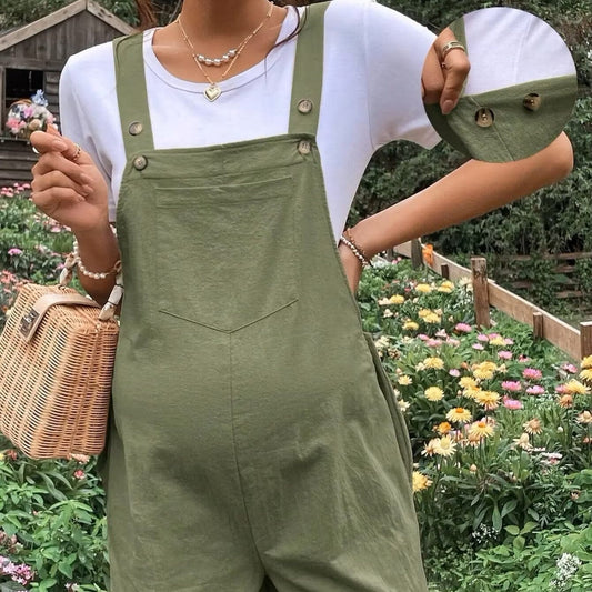 Salopette de Grossesse - MaternityJumpsuit™ - Vert
