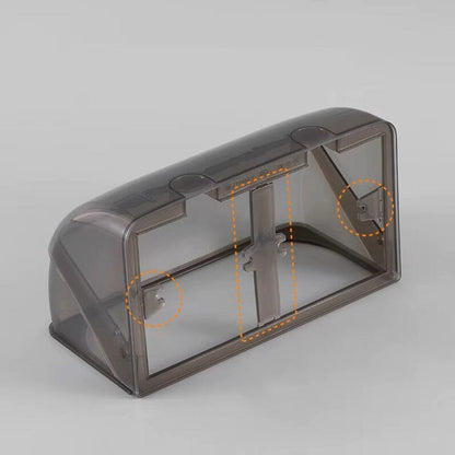 Boite Etanche Electricite - ElectricPlugRainproofCover™ - Noir