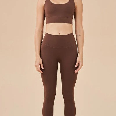Combinaison Sport Femme - WomenFitnessSet™ - Marron