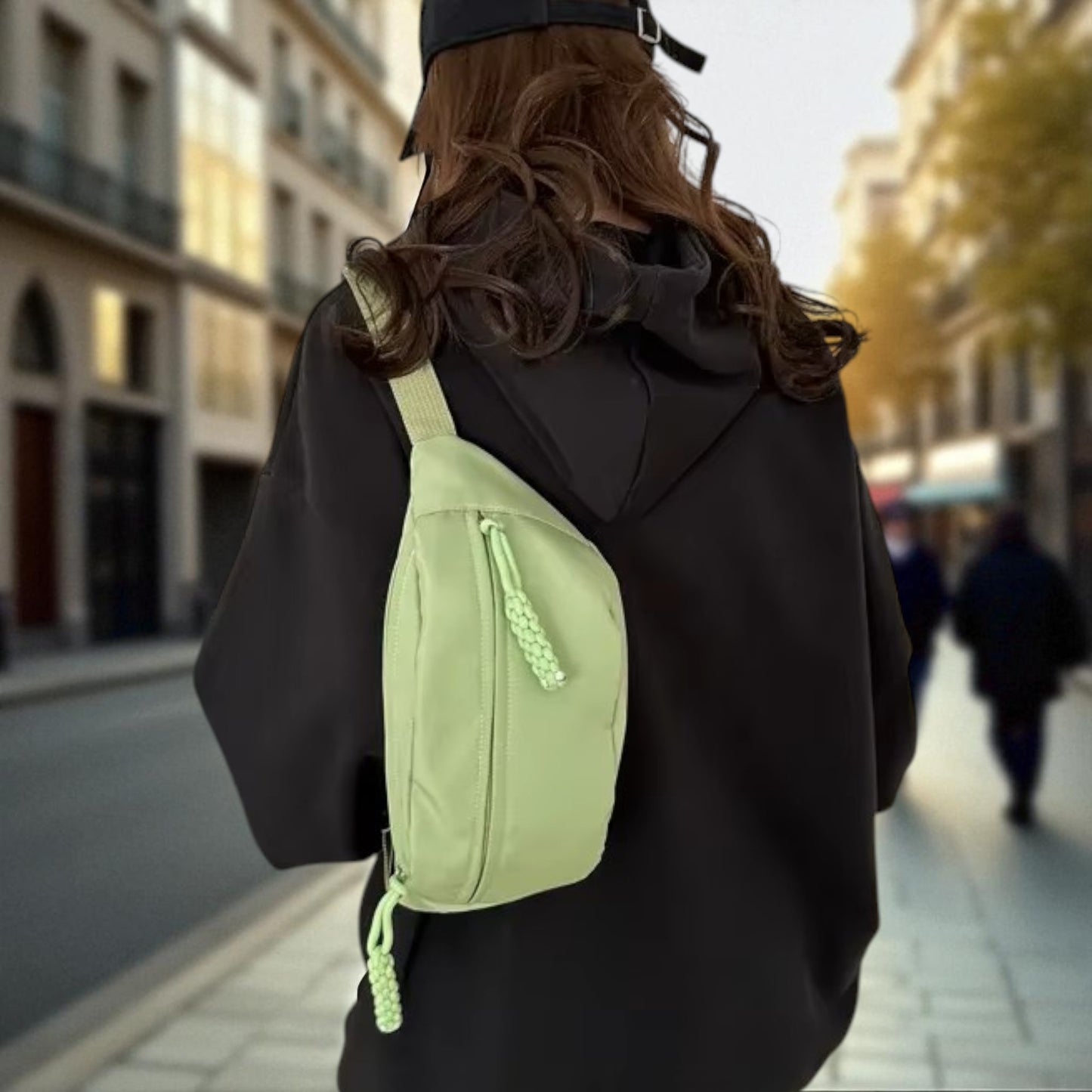 Sac Banane - UrbanCrossBodyBag™ - Vert