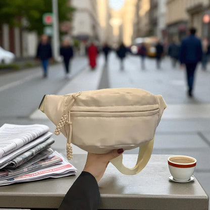 Sac Banane - UrbanCrossBodyBag™ - Blanc